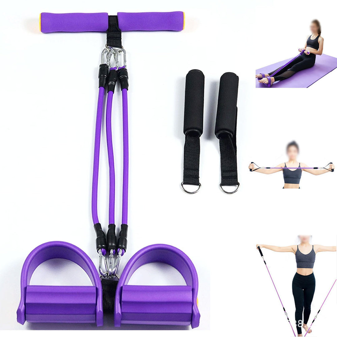 Bauchtrainer Bodybuilding Expander Bauchtrainer Multifunktionstrainer Sit-Up Trainingsgeräte Elastis