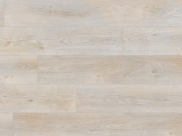 BASICfloor Eiche Hell 244x2440mm Laminatboden, XL Landhausdiele 8mm Stärke, Klick Verbindung, V Fuge