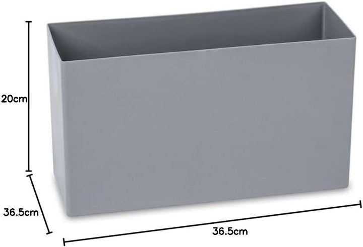 NextGen Einsatzkästen | HxBxT 20x36,5x13,3cm | 8,5 Liter | Grau | Einsatzkasten, Eurobehälter, Spape