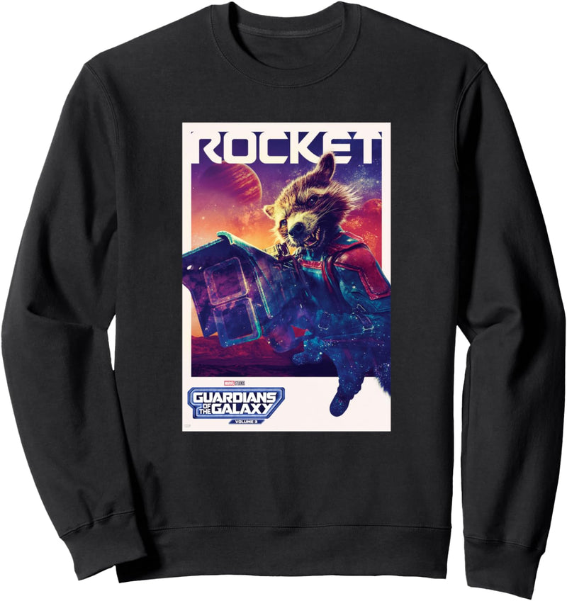 Marvel Guardians of the Galaxy Volume 3 Rocket Poster Sweatshirt