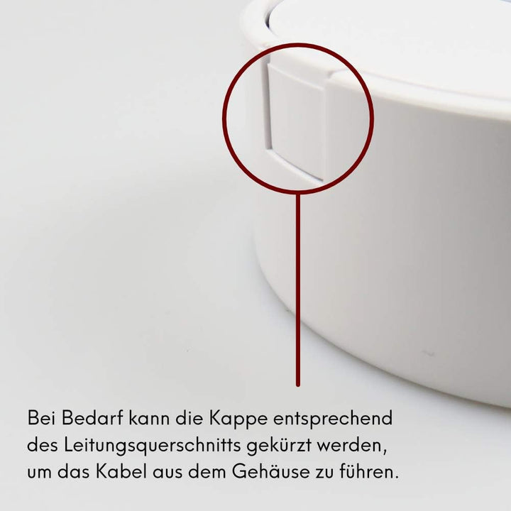 LED Bettleuchte 'Tulipano II' 4.5W Leseleuchte USB Bettlampe Aufladestation, Farbe:Weiss, Weiss