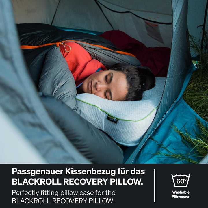 BLACKROLL® Recovery Pillow Set Climate (50 x 30 cm), Kissen mit zusätzlichem Climate-Bezug, ergonomi