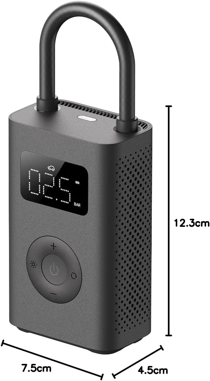 Xiaomi Portable Electric Air Compressor 2 – Tragbarer Luftkompressor (0,2–10,3 bar / 3–150 psi, 6 Mo