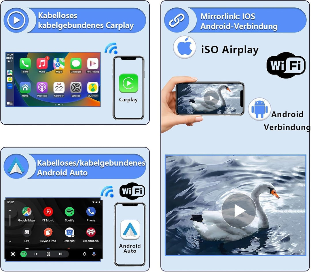 Plug&amp;Play Android 15 GPS Navi Autoradio für VW Golf 4 MK4 Polo Passat Golf Jetta, 7 Zoll IPS Touchsc