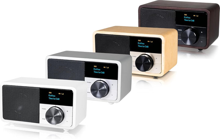 Kathrein DAB plus Radio mini I Digitalradio DAB+ u. UKW mit Bluetooth, Aux 3,5mm &amp; Akku I kleines Kü