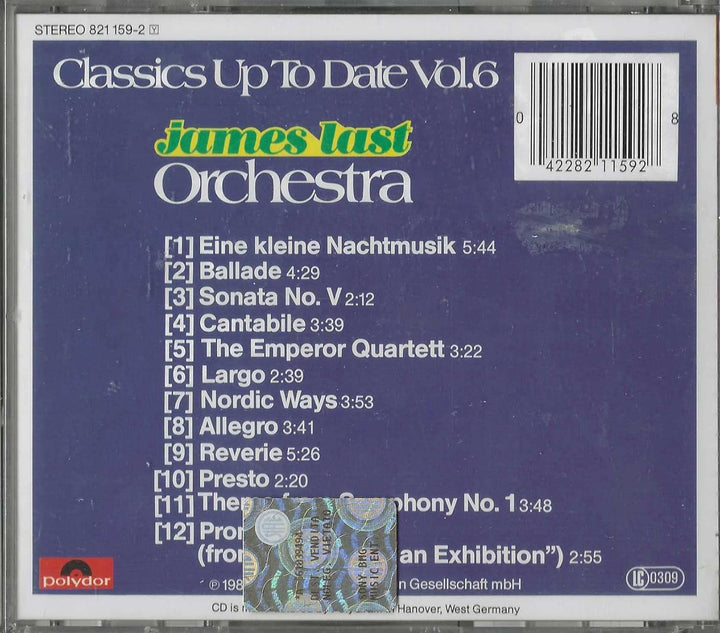 Classics Up to Date Vol. 6, Audio-CD