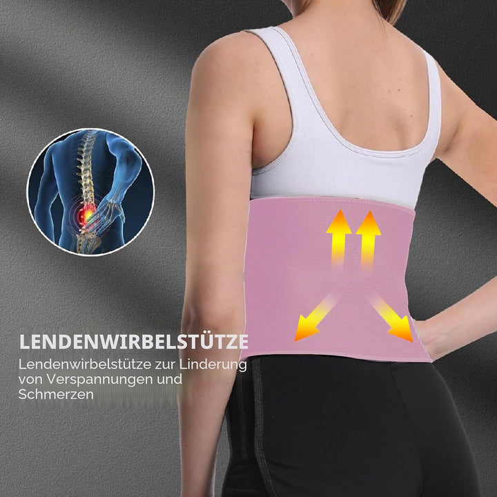 FEVAN Schlankheitsgürtel für Herren, aus Neopren, Schlankheitsgürtel für Damen und Herren, Bauchwegg