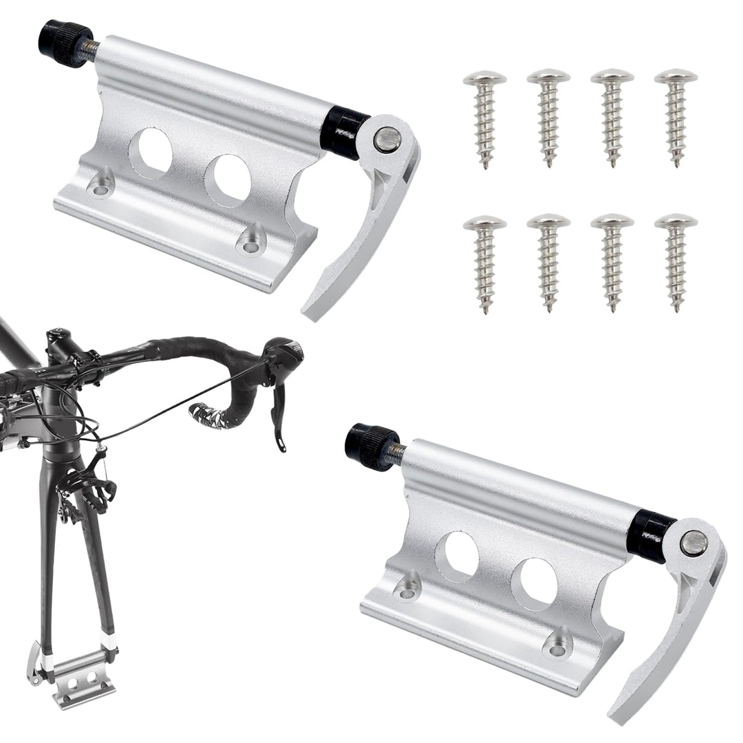 2 Stück Fahrradgabelhalterung, Aluminiumlegierung,Vorderradhalter,passend für Giant, Trek, Cube, Spe