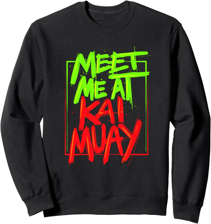 Muay Thai MMA Thailand Kampfsport Geschenk Sweatshirt