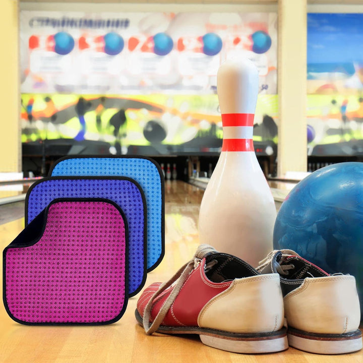Aoriher Bowlingball-Handtuch, 20 x 20 cm, Shammy Pad, Rag, Bowling, Mikrofaser-Handtuch, leicht abwi