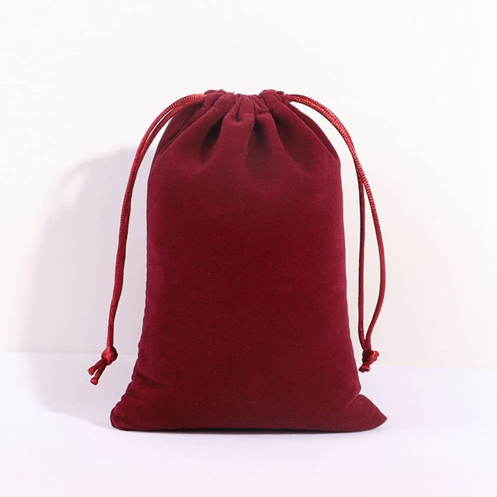 5Pcs 30cm*40cm Tunnelzug Schmuck Beutel Geschenksäckchen Gross Schmuckbeutel Samtbeutel mit Kordelzu