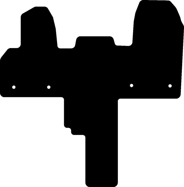 Fussmatten passend für Ford Transit 2019-2026 Passend zur Ausführung: Wohnmobil | Custom Nugget| Aut