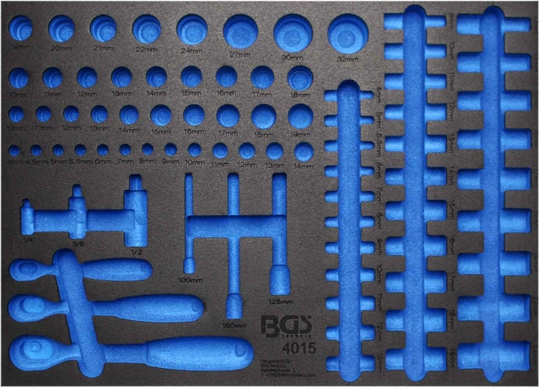 BGS 4015-5 | Werkstattwageneinlage 3/3 | leer | für Art. 4015 Einlage, leer, Einlage, leer