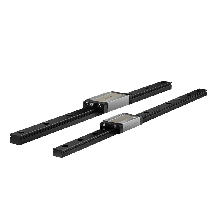 Veekaft Schwarze Beschichtung MGR Schiene MGR12 Miniatur-Linearführung 400 mm mit MGN12H Schlitten,