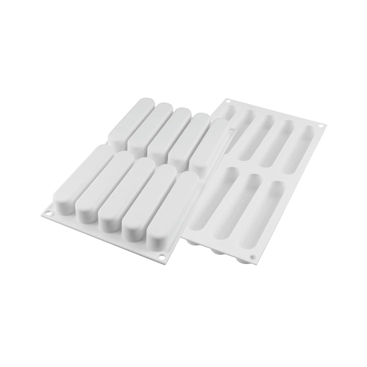 Unbekannt Fashion Eclair - STAMPO in Silicone 130X25 H 25 mm + 10 VASSOI + Cutter