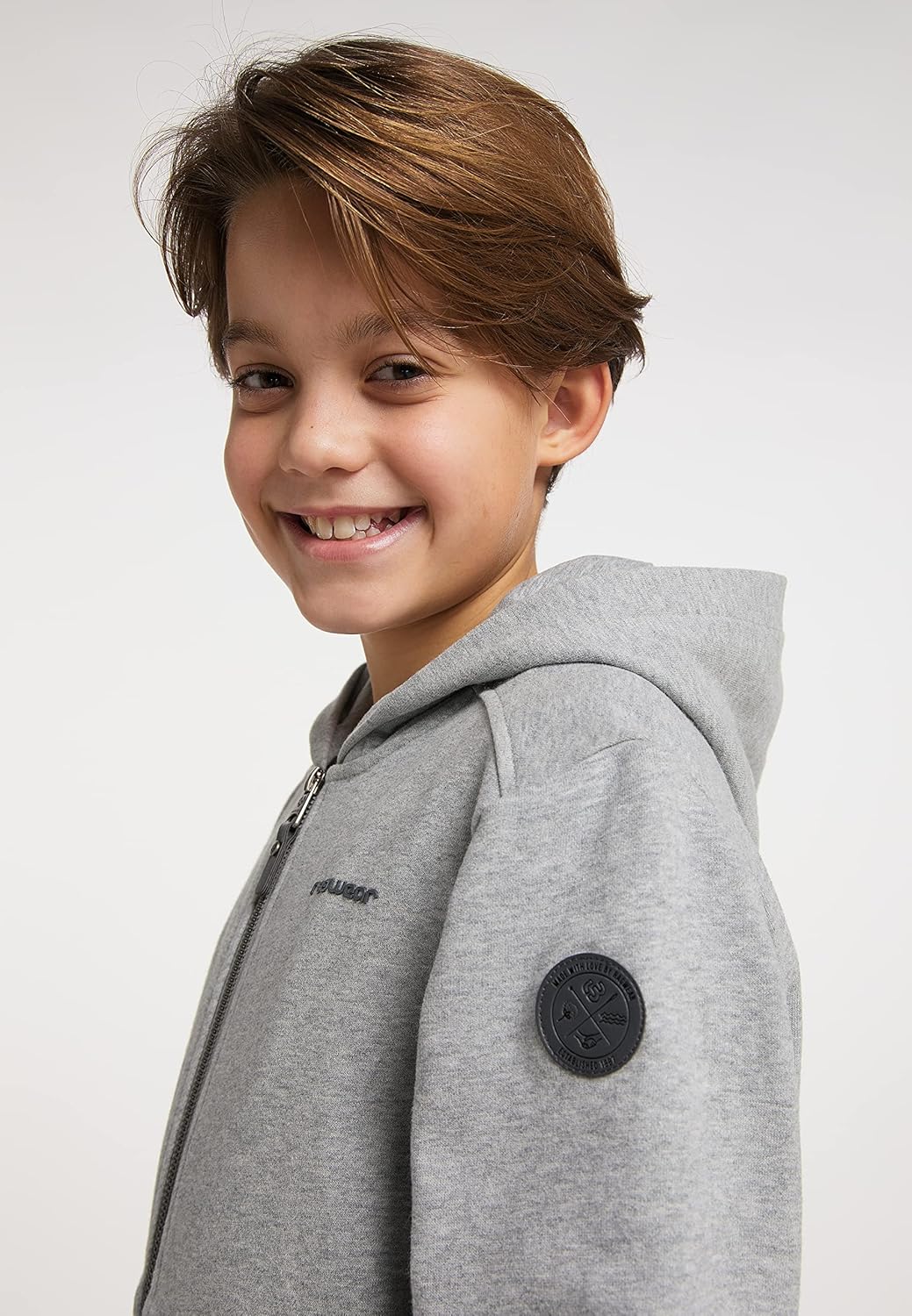 Ragwear Axell Organic Jungen Sweatjacke mit Kapuze Sweat Strickjacke Cardigan Übergangsjacke Jacke S