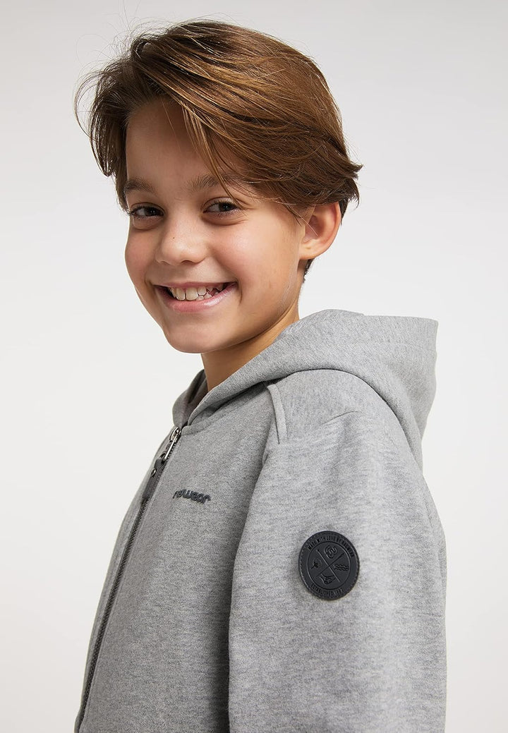 Ragwear Axell Organic Jungen Sweatjacke mit Kapuze Sweat Strickjacke Cardigan Übergangsjacke Jacke S