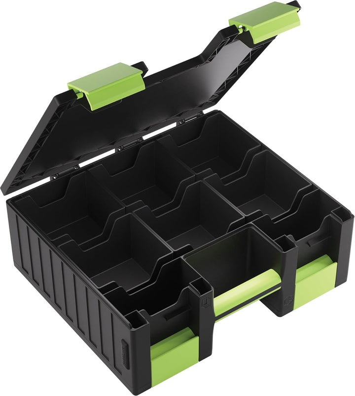 Gamegenic, Game Castle Black/Green, Aufbewahrungstasche für Karten und Spielzubehör mit optionalem S