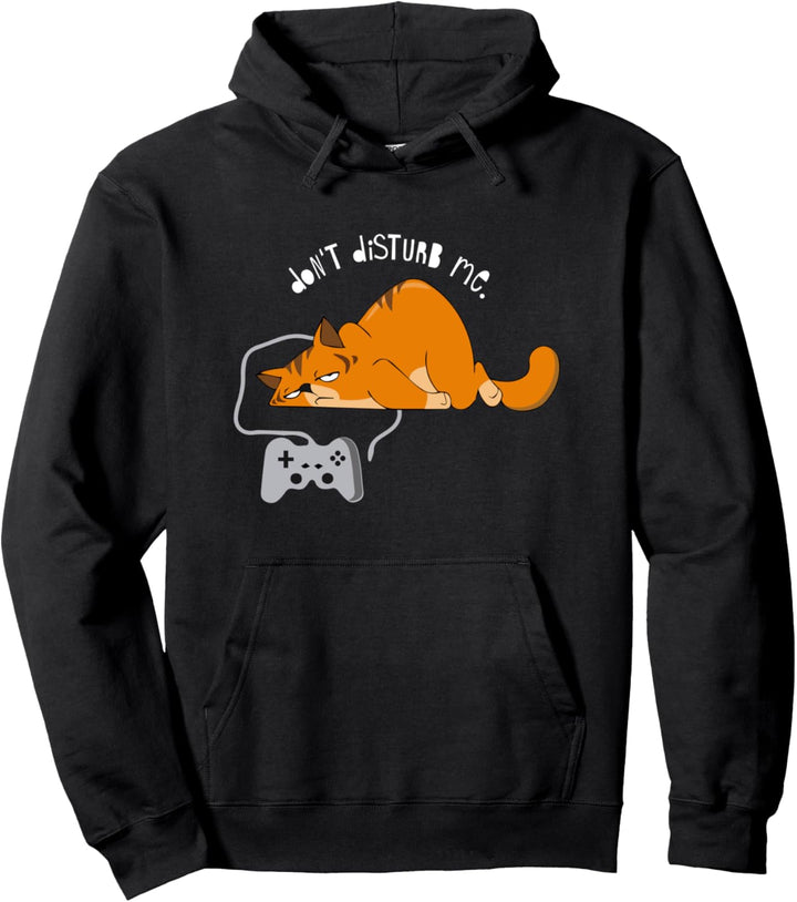 Spieler Katze. lustige müde Katze. Liebe Videospiel Pullover Hoodie