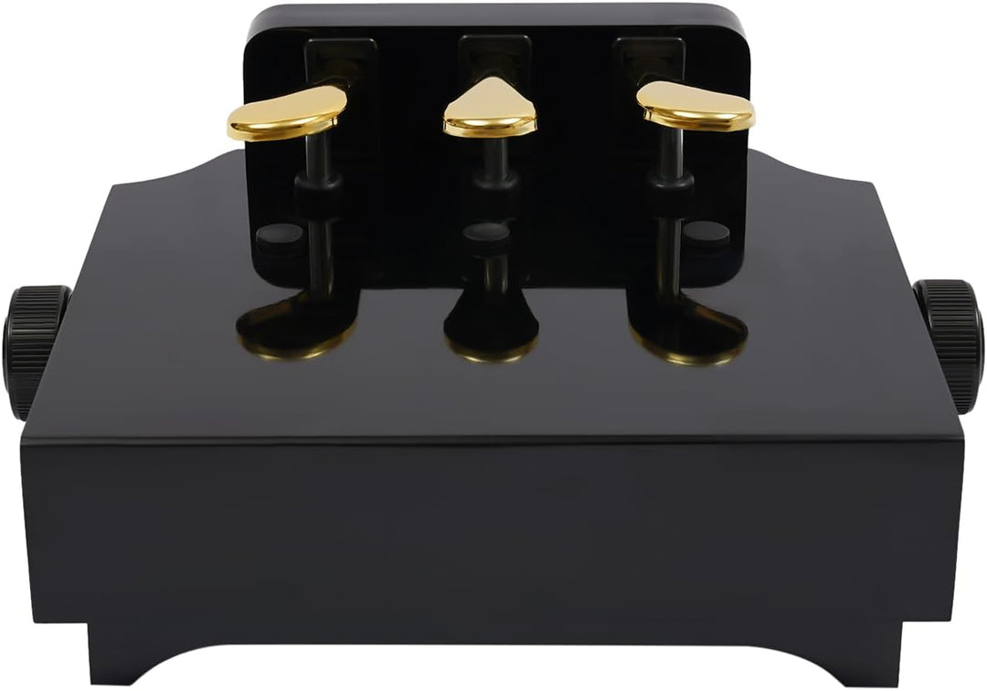 Kinder Klavier Pedal Extender Bank, Pedalverlängerung Höhenverstellbar mit 3 Pedalen Kinder Pedalsch
