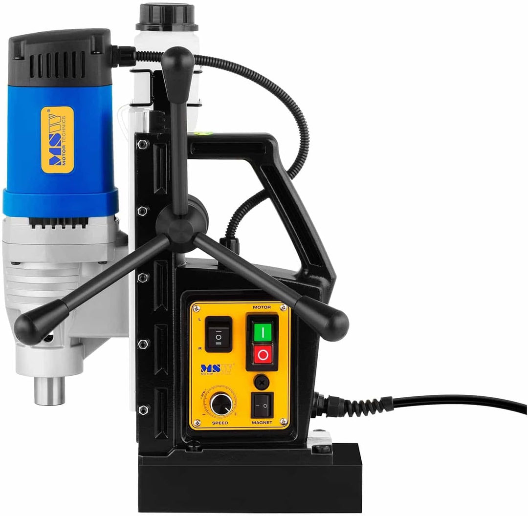 MSW Magnetbohrmaschine Kernbohrgerät 1680 W 13 800 N 370 U/min Bohrung max. Ø 60 mm Tiefe max. 50 mm