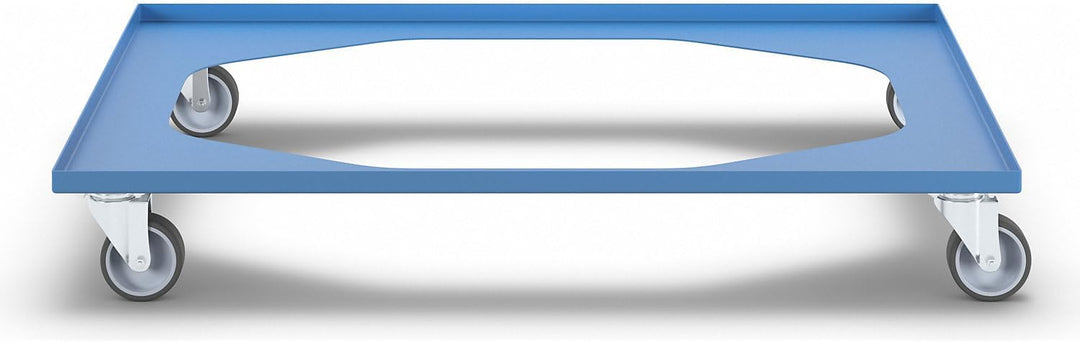 eurokraft | Transportroller NEO | für Euroformate 800 x 600 mm | Tragfähigkeit 250 kg