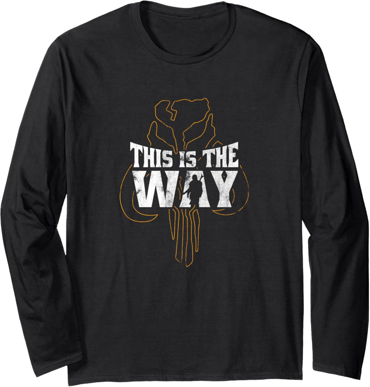 Star Wars The Mandalorian This Is The Way Mythosaur Overlay Langarmshirt
