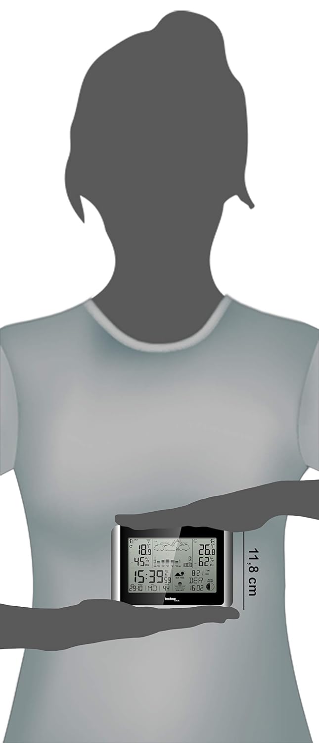 Technoline WS 6767 - kabellose Funkwetterstation mit bis zu 3 Aussensender