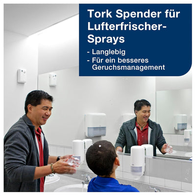 Tork Lufterfrischer-Spray Starter Pack - 972000 - A1 + Lufterfrischer-Nachfüllpacks (3x 75ml)