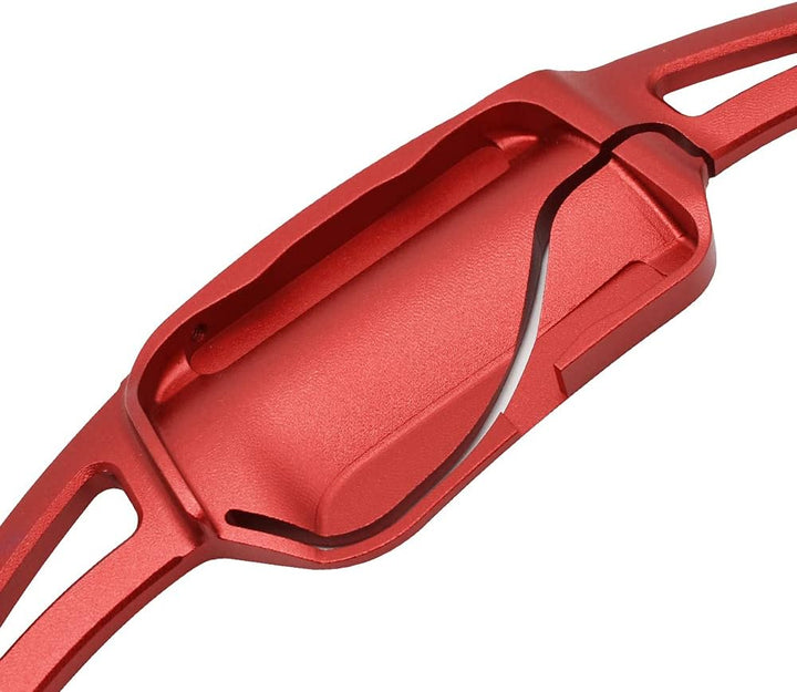 HIBEYO 1 Paar Auto Extensions Alloy Lenkräder Schaltwippen für Toyota Camry Corolla 2018 2019 2020 2