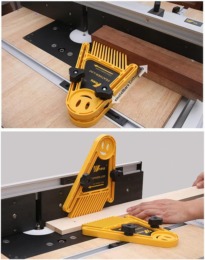 Nachar Doppel Federbrettern, Tischsägen-Federbrett- Feder Loc Board Set, Featherboard Tischsäge Push