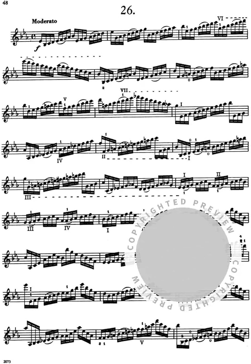 KREUTZER - Estudios y Caprichos (42) para Violin (Galamian)