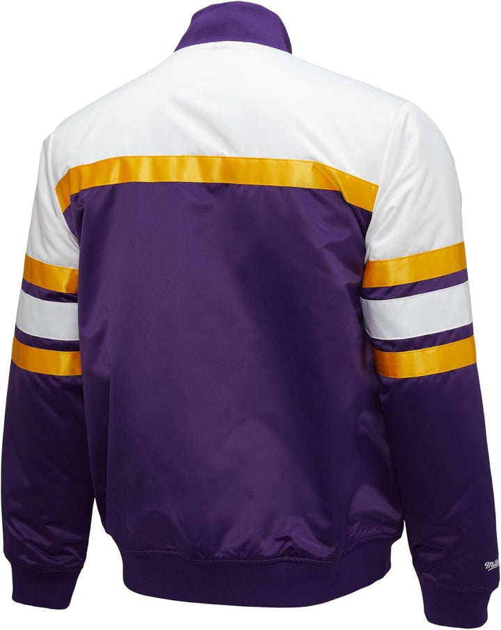 Mitchell & Ness NBA Special Script Heavyweight Satin Jacket LA Lakers - Purple L, LA Lakers - Purple