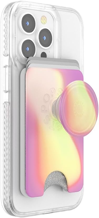 PopSockets: PopWallet+ für MagSafe - Inklusive Adapterring für MagSafe - Kartenhalter mit integriert