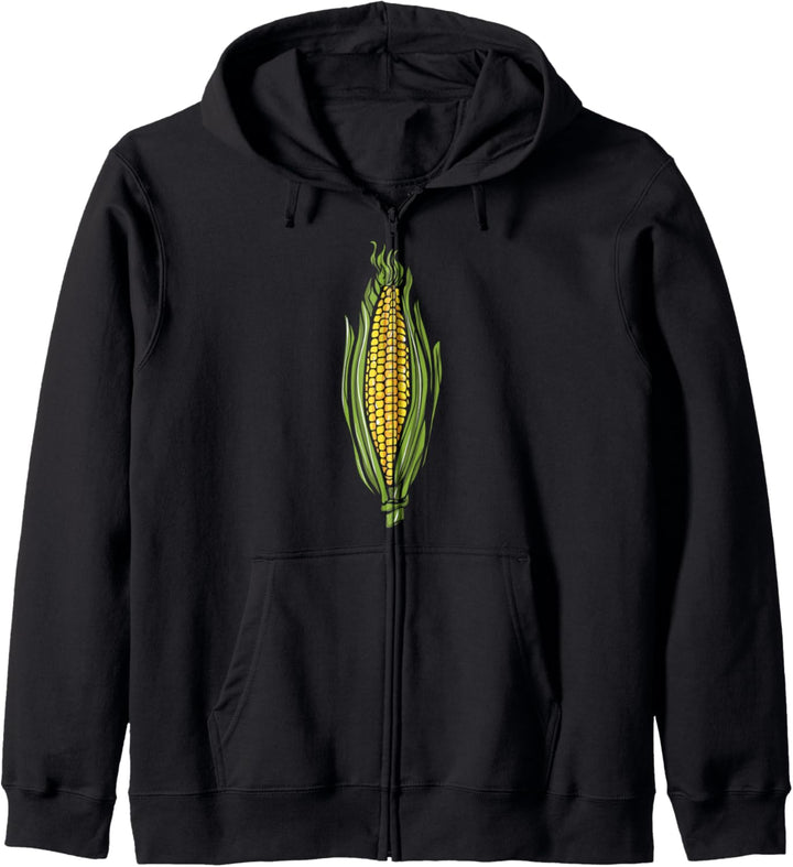 Landwirtschaft Mais-Kolben häckseln Landwirt Bauer Geschenk Kapuzenjacke