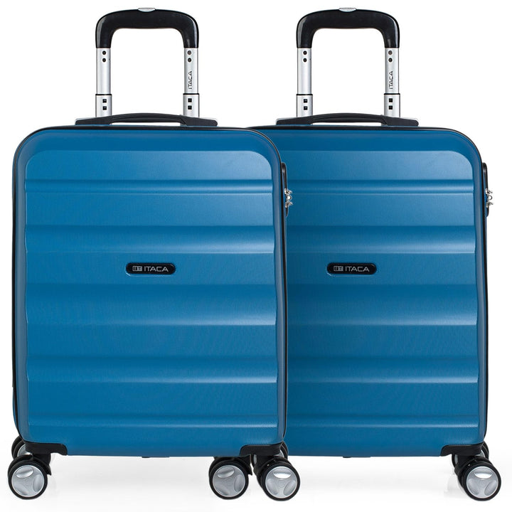 ITACA - Trolley Handgepäck Cabin Trolley Koffer Reisekoffer Hartschalenkoffer mit Zahlenschloss - Ka