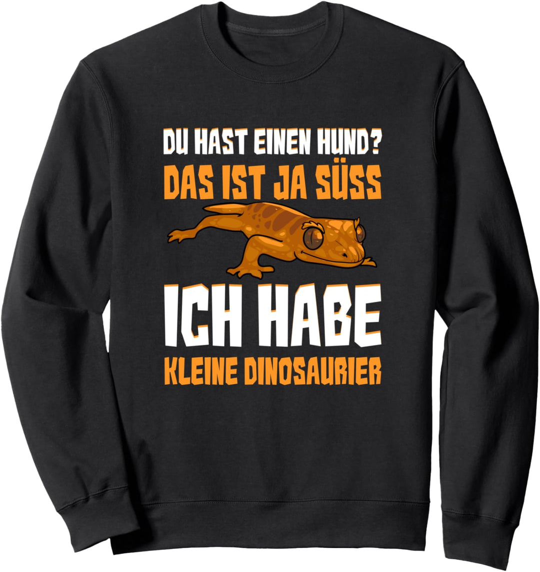 Neukaledonischer Kronengecko Haustier Doppelfingergecko Sweatshirt