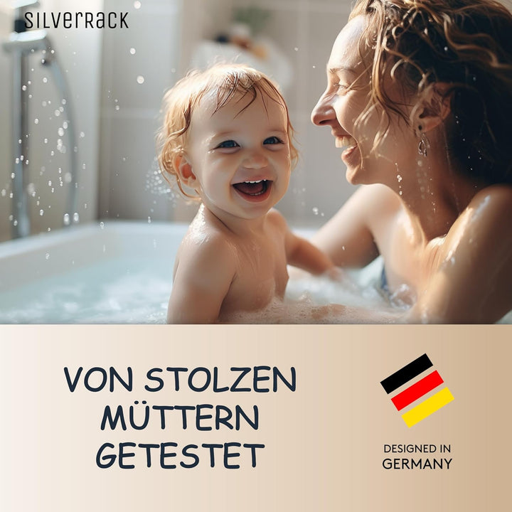 Badewannenmatte Kinder rutschfest [100x40cm] - Antirutschmatte Badewanne BPA frei - Badematte Kinder