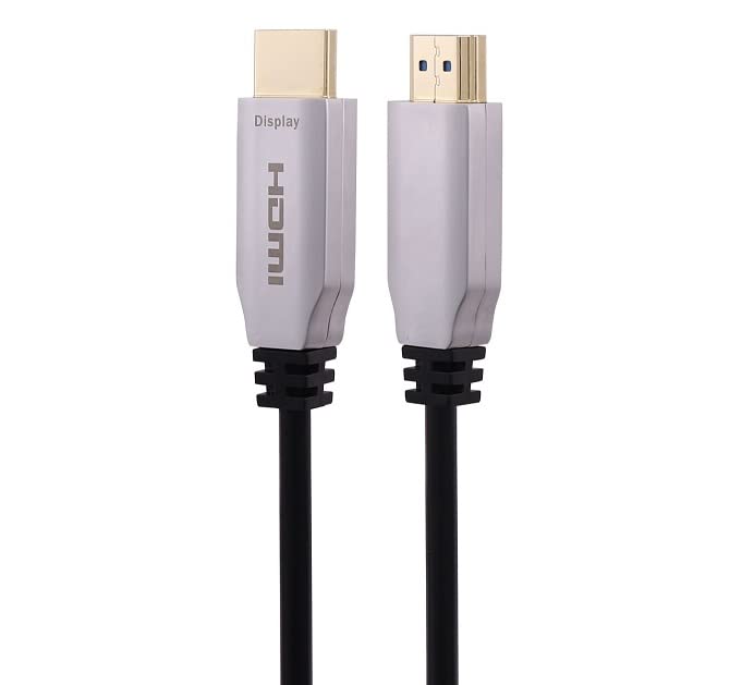 Tradebit - 8K HDMI Fibre Optic Cable 15M HDMI 2.1 48Gbps 8K @ 60Hz 4K @ 120Hz Dynamic HDR/eARC/HDCP