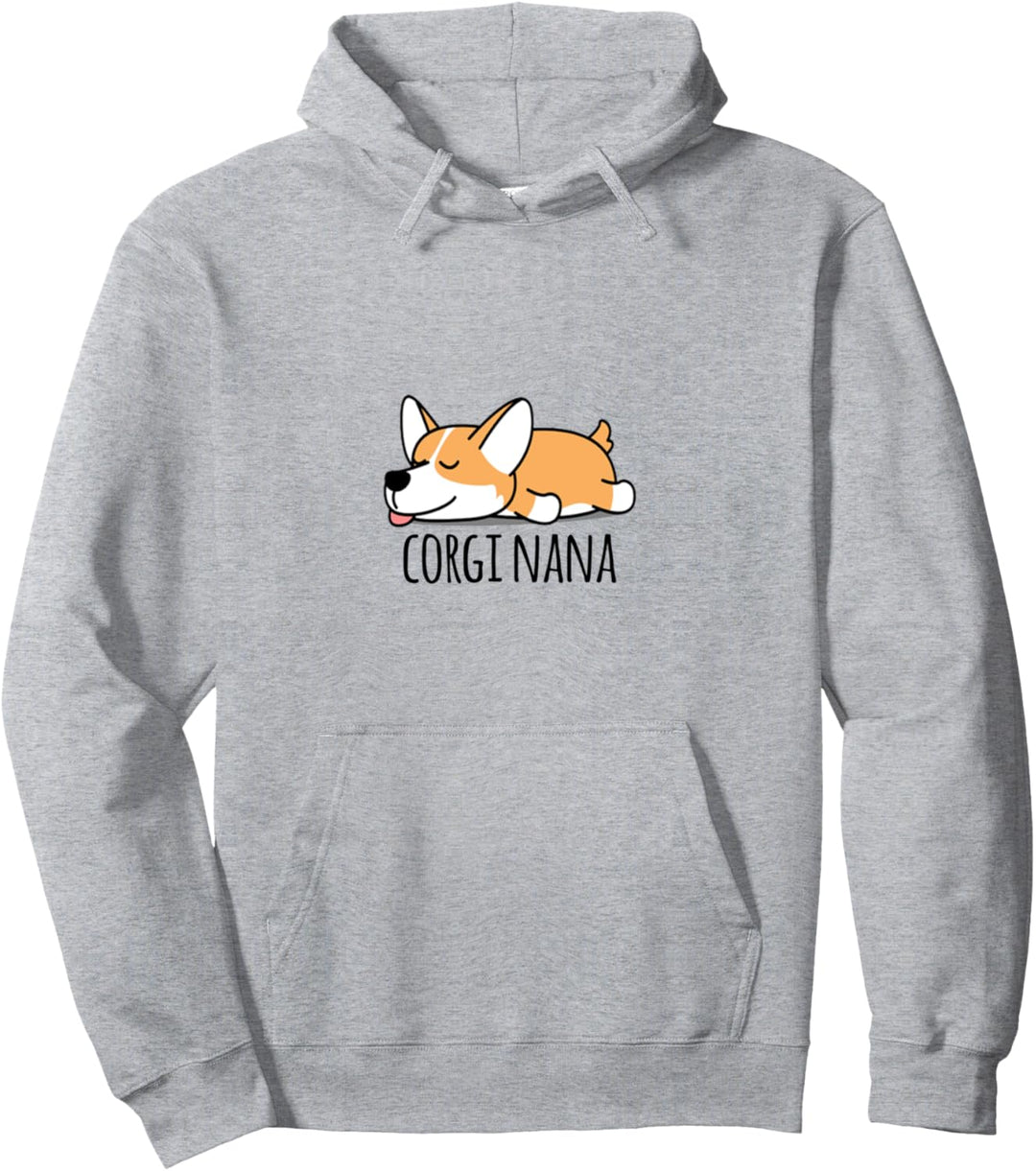 Corgi Nana, Cute Corgi Pullover Hoodie
