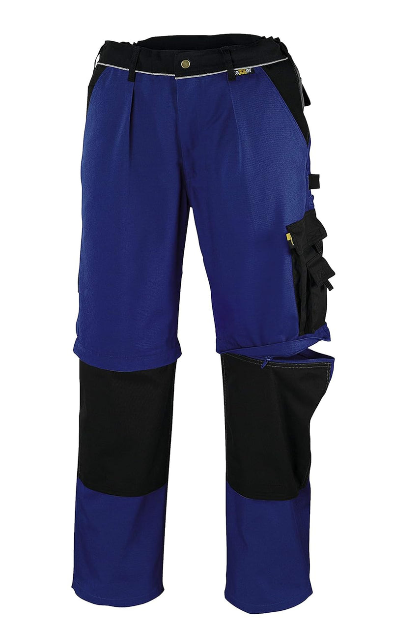 teXXor 2-in-1 Arbeitsbundhose Canvas 320 mit Cordura, 20-008352-26,Blau (Blue/Black) ,26 Blau (Blue/