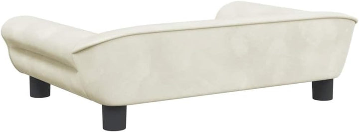 vidaXL Kindersofa Creme 70x45x26 cm Samt