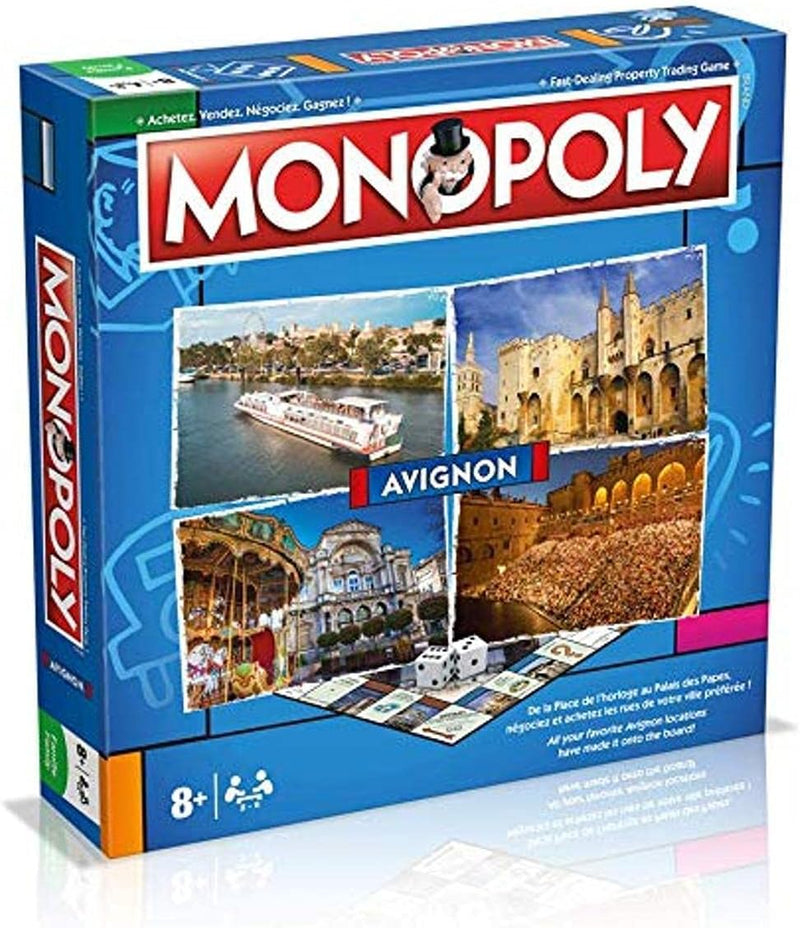 Winning Moves - Monopoly Avignon – Gesellschaftsspiel – Brettspiel – französische Version