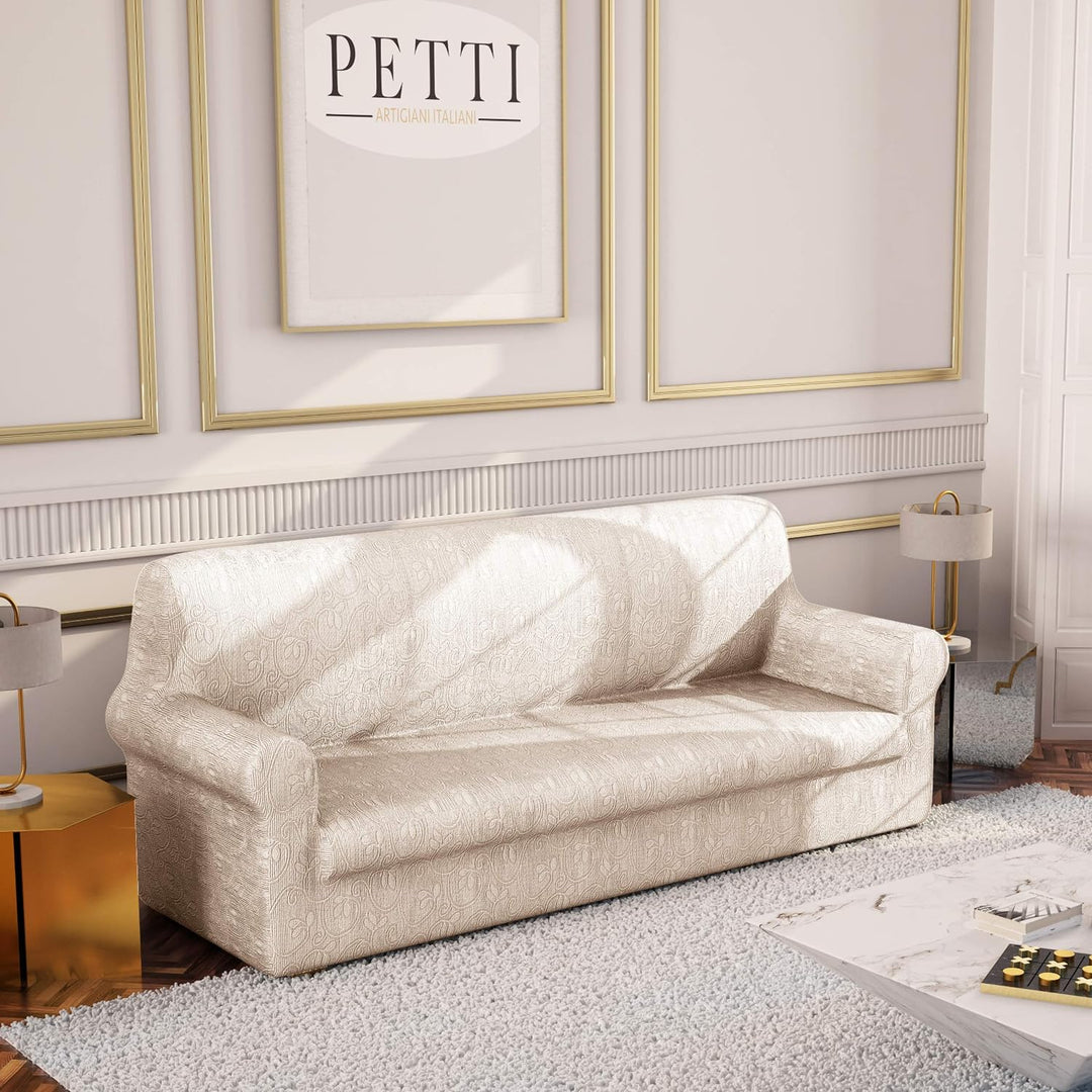 PETTI Artigiani Italiani Sofa-Überwürfe, Creme, 2 Sitzer (110 bis 150 cm) 2 Sitzer (110 bis 150 cm)