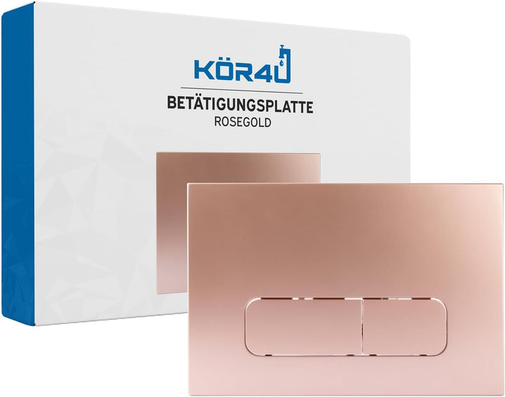 kör4u Betätigungsplatte für Geberit Spülkasten Sigma UP300, UP320 und Delta UP100, abgerundete Taste