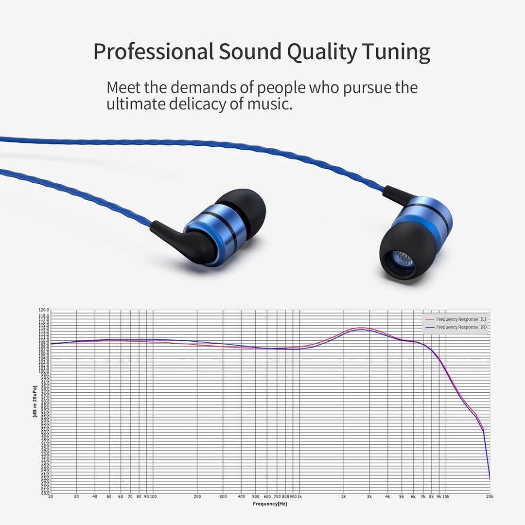 SoundMAGIC E80C Kabelgebundene Ohrhörer mit Mikrofon HiFi Stereo Audiophile Kopfhörer Geräuschisolie