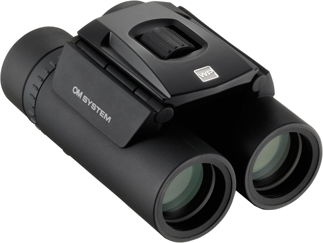 OM SYSTEM 10x25 WP II Fernglas - Wasserdicht &amp; Kompakt - Schwarz, OM System