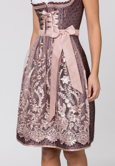 Stockerpoint Damen Dirndl Palina Kleid für besondere Anlässe 36 Bordeaux, 36 Bordeaux