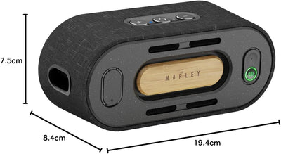 Marley House of Get Together 2 Mini Bluetooth Lautsprecher | Tragbare Bluetooth Box, 20W Leistung, B