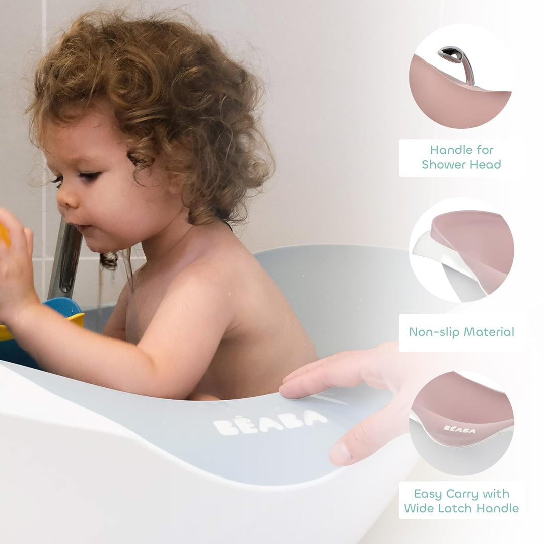 BÉABA - Babywanne - Rutschsicher und Komfortabel - Ergonomisch und Vielseitig - Weiches und Sanftes